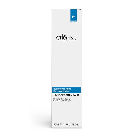 skinChemists Hyaluronic Acid Day Moisturizer, Hydrating Face Cream, 1.7 fl oz