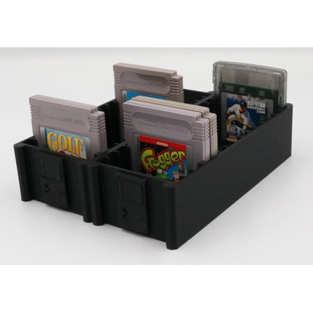 Game Holder for Game Boy Color & Original Holds 30 Cartridges