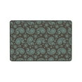 thumbnail image 4 of Arabesque Ethnic Style Paisley Floral Rugs Doormat, Non-Slip Machine Washable Carpets Floor Door Mat , 36" x 24", 4 of 6