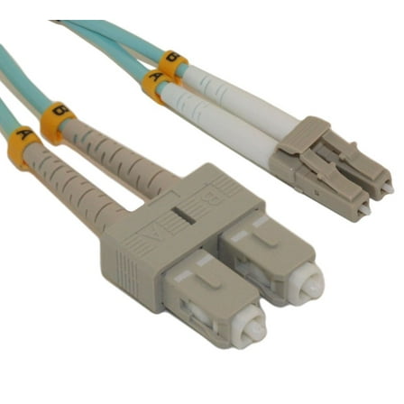 10 Meter LC/SC 10G Multi-Mode Duplex OM3 50/125 Fiber Optic Network Cable