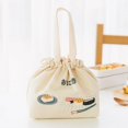 thumbnail image 5 of Lunch Bag Convenient Portable Canvas Bags Japanese-style Large Capacity Thickened Thermal Insulated Lunch Box Bag for Men Women, 5 of 5