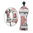 thumbnail image 3 of Club Head Headcovers Stripes Numbered Head Leather Series Covers UT, 3 of 8