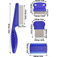 thumbnail image 6 of Flea Comb for Cats Dogs, 6 Pack Pet Lice Comb Set Pet Grooming Pets for Small, Medium & Large Pets (Blue), 6 of 10