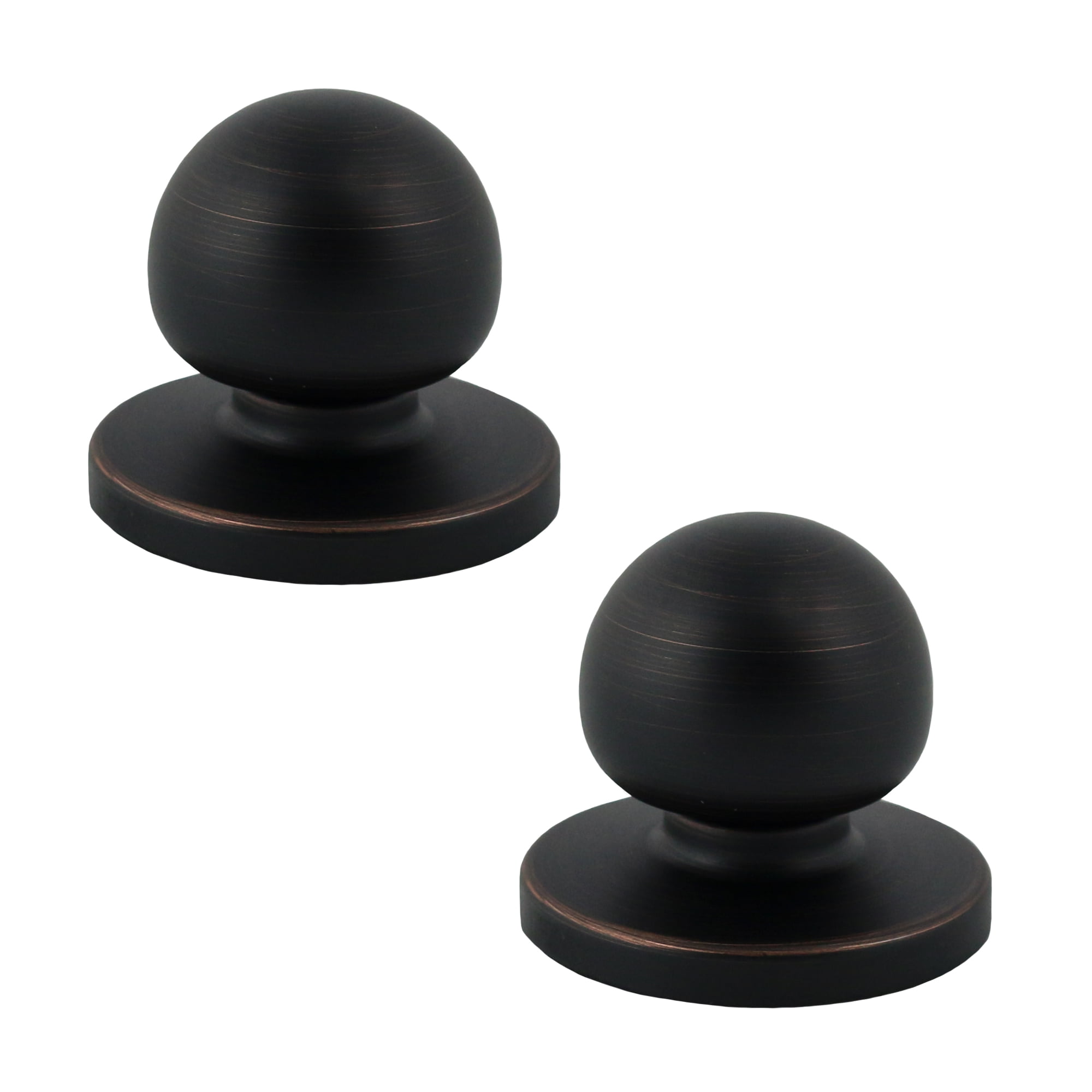 4 Pack of Oil Rubbed Bronze Bi-fold Knobs with Backplates 