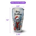 thumbnail image 5 of Merry Christmas British Shorthair Enjoys Catmas Winter Xmas Holiday 30oz Stainless Steel Tumbler Insulated Cup with Lid Cat Lover Kitten Owner Gifts - 02022, 5 of 5