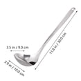 thumbnail image 2 of 2pcs Oil Filter Scoop Stainless Steel Filtering Spoon Oil Separator Scoop for Home, 2 of 9