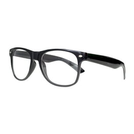 IG Unisex Thick Frame Quality Build Clear Lens Fashion Glasses in Black Tortoise Walmart