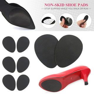  SATINIOR 8 Pieces Clear Sole Anti Slip Protector Self-stick  Pads Shoe Bottom Cover Removable Shoe Bottoms Slip for Heels, Men Shoes  Mixed Color Adult size : Clothing, Shoes & Jewelry