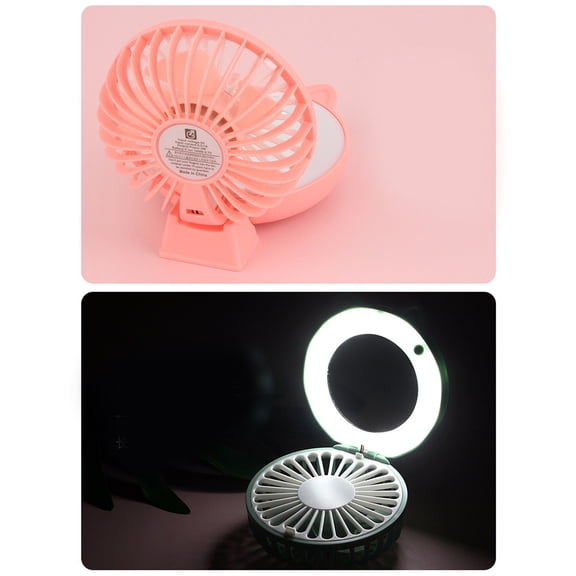 FUTUREORYY Portable Folding USB Rechargeable Fan in with Strong Airflow for Home and Office Use