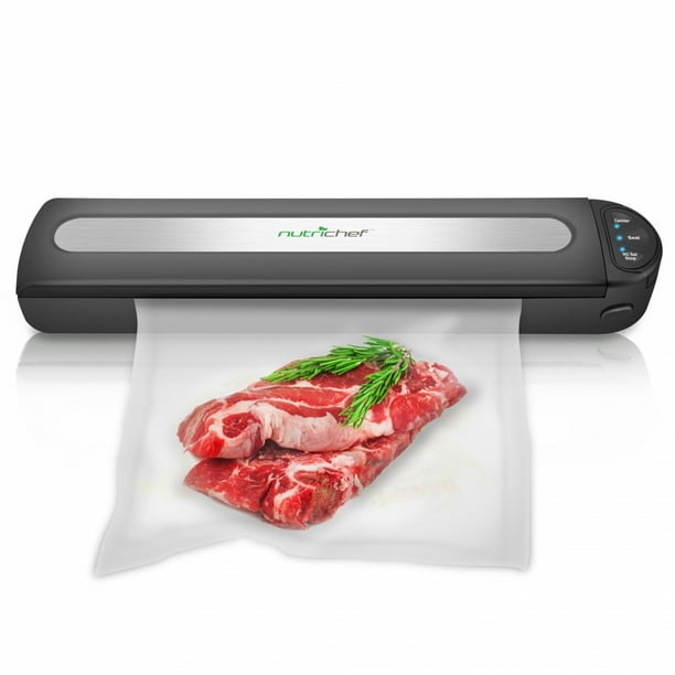 NutriChef PKVS15BK Compact Food Vacuum Sealer Electric Air Sealing