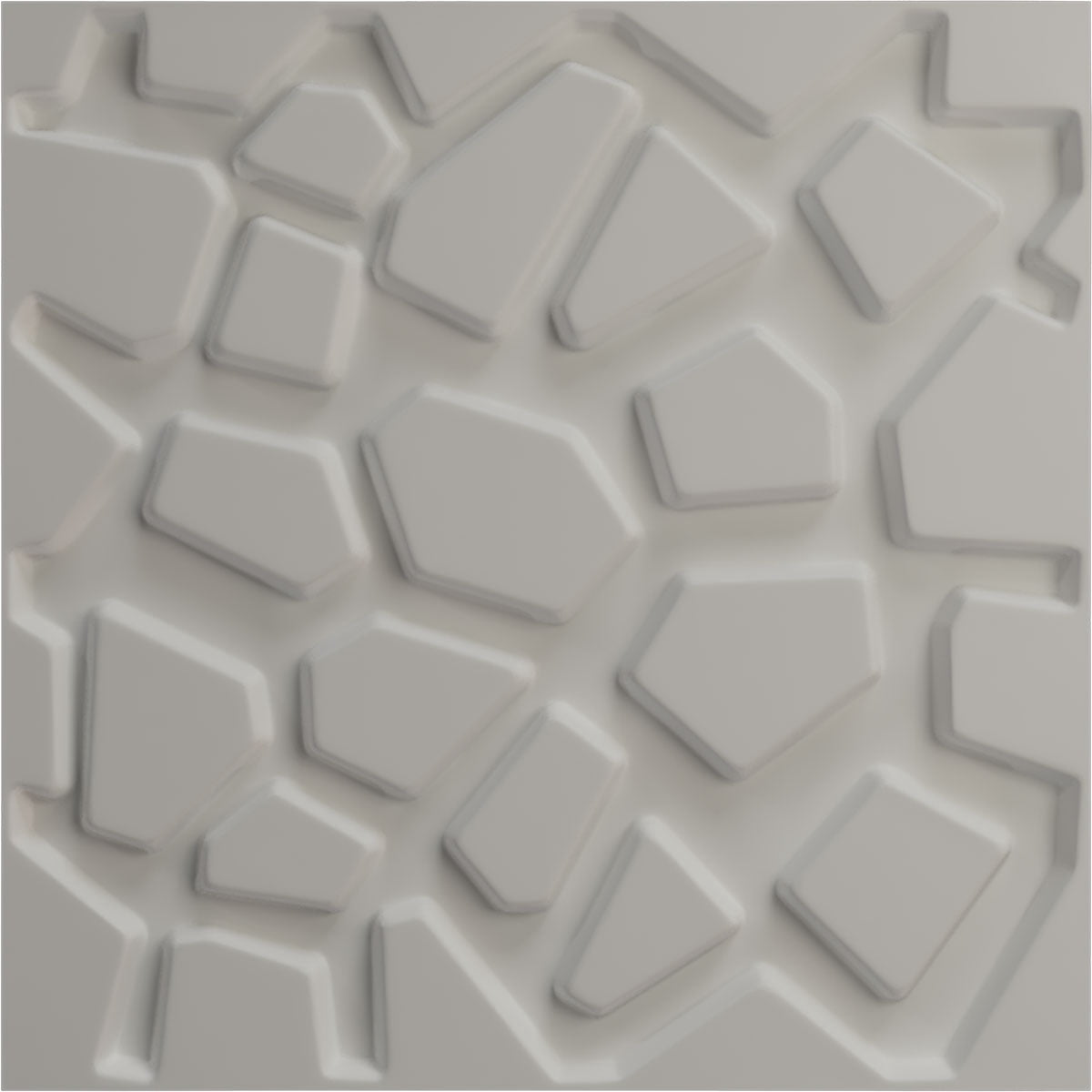 Ekena Millwork 19 5/8"W x 19 5/8"H Dublin EnduraWall Decorative 3D Wall Panel, Universal Aged Metallic Rust (Covers 2.67 Sq. Ft.)