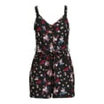 thumbnail image 5 of No Boundaries Juniors' Button Front Romper, 5 of 5