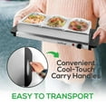 thumbnail image 7 of Nutrichef Food Warming Tray / Buffet Server / Hot Plate Warmer, 7 of 7