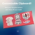 thumbnail image 4 of First Lifesaver Nursing Clipboard 3 Layers Aluminum Foldable Nurse Clipboard with Strong ClipFor Nurses, Nursing Students and Doctors (Baby Pink), 4 of 7