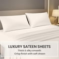 thumbnail image 3 of Kotton Culture 1000 TC Egyptian Cotton Full Size 16" Deep Bed Sheet Set Butter Color, 3 of 5