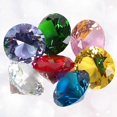 thumbnail image 3 of 100pcs 20MM Colorful Acrylic Crystal Diamond Jewels Gems Simulation Diamond Crystals Treasure Gems Decoration (Mixed Color), 3 of 3