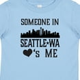 thumbnail image 4 of Inktastic Seattle Washington Someone Loves Me Skyline Boys or Girls Baby T-Shirt, 4 of 5