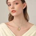 thumbnail image 6 of 6pcs 2 Colors 3 Sizes Stainless Steel Adjustable Crystal Necklace Holder Empty Stone Holder Nets Necklace Pendant with Brass Empty Crystal Cage for DIY Jewelry Making, 6 of 6