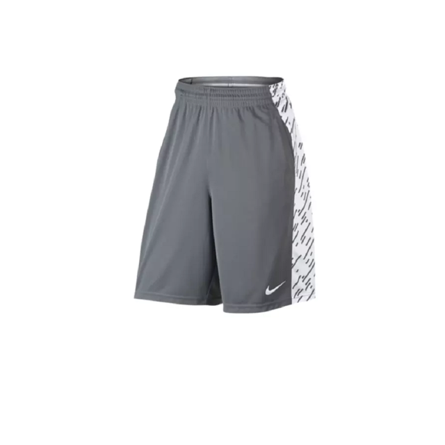 Nike Elite Comeback 11" Men's Gray Basketball Shorts Size L