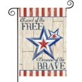 thumbnail image 1 of Yuarrent Welcome Garden Flag Waterproof Memorial Independence Holiday Banner Party Sunscreen Day Yard Backyard Festival Patio Jardín y Patio No.7 Yuarrent HA041921-07, 1 of 6