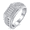Moissanite Round 1.0ct, variant on Mens Moissanite Wedding Band 1.0ct Round Cut D Color VVS1 Wedding Ring for Men Size 10