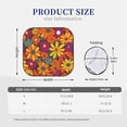 thumbnail image 4 of Multi-Size 2pce Car Front Glass Visor Collapsible Sunscreen No Odor Comfortable For Most Cars Suv Trucks Groovy Flowers (25), 4 of 7