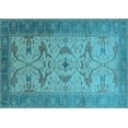 thumbnail image 1 of Ahgly Company Indoor Rectangle Oriental Light Blue Traditional Area Rugs, 8' x 12', 1 of 4
