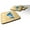 Beige, variant on Shark on Blue Nautical Foam Coaster Set of 4