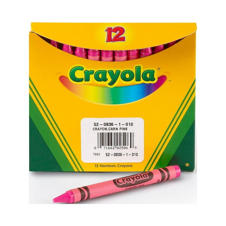 100 Pack of Bulk Wholesale Colored Wax Crayon Boxes Containing 5
