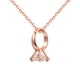 thumbnail image 1 of Collar para mujer, joyería para mujer, collar con colgante de circonita y cadena larga para clavícula, pulsera de cristal., 1 of 3