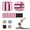 Pink, variant on Ankle Weight Wrist Weight 2 Pack (1lb Each) Adjustable Arm and Leg Weight Suitable for Women and Men Pilates Gym Yoga Aerobic Strength Training(Blue)