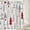 Gary, variant on Winter Christmas Shower Curtain for Bathroom Red and Grey Snowflake on White Bathroom Shower Curtains with Hooks, Spring Holiday Bathroom Curtains Shower Set 72x72 inch