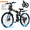 White blue, variant on FLYRUN 26" Electric Bike for Adults,Folding Ebike with Peak 750W Motor,48V 374.4Wh Removable Battery,LCD Display,7-Speed Gears,up to 20 mph,UL2849