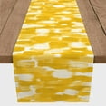 thumbnail image 3 of Creative Products Painted Brush Strokes Yellow 16x72 Poly Twill Table Runner, 3 of 3