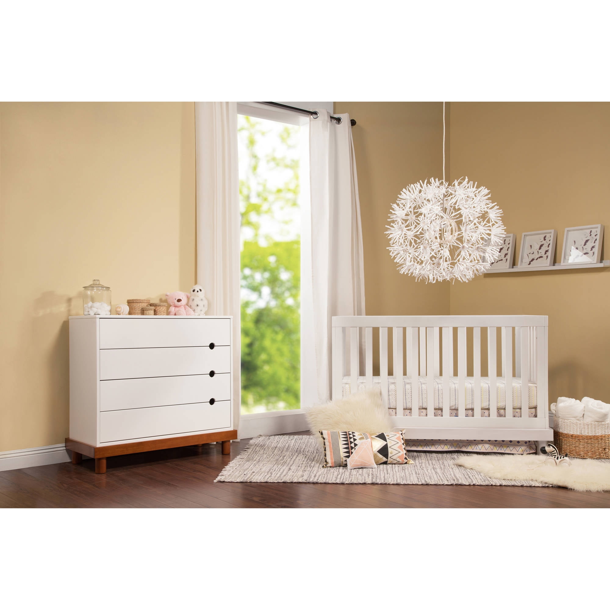Baby Mod Olivia In Crib White And Cherry Walmartcom - baby mod olivia in crib white and cherry walmartcom -