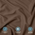 thumbnail image 5 of Bare Home Pillow Sham Set - Premium 1800 Collection - Double Brushed - King, Cocoa, 5 of 9