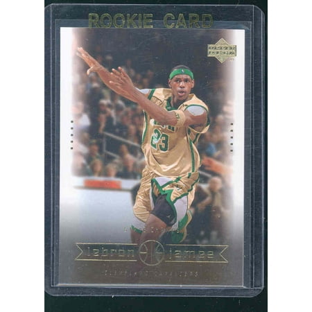 Upper Deck Rookie Class Card - 2003 Upper Deck #2 State Champs Lebron James Rookie Card