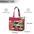thumbnail image 5 of Flower Women's Large Weekend Travel Bag Moving Canvas Handbag Thick Double Layer Beach Weekend Travel Unisex Hospital Maternity Delivery with Toiletry Waterproof, 5 of 5