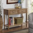 thumbnail image 1 of Convenience Concepts French Country Console Table in Driftwood Caramel Wood, 1 of 8