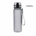 thumbnail image 1 of Uzspace Salles de Sport Écoles Bouteille d'Eau Tritan Sans BPA Randonnée Cyclisme Bouteille d'Eau avec Couvercle Rabattable 500ML, 1 of 5
