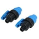 thumbnail image 3 of Válvula de bola de conector rápido de 2 uds, válvula de bola de plástico de rosca macho G3/4 para producción agrícola de jardinería doméstica, 3 of 14