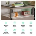 thumbnail image 4 of FINE MAKER Hollow Design Smart Bedside Table, Multifunctional 20 x 20 x 16 Inch Nightstand, 4 of 11
