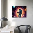 thumbnail image 3 of Nawypu  Planet Astronaut Canvas Wall Art,outer Space Wall Decor For Boys Bedroom Livingroom, 3 of 4