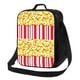 thumbnail image 1 of Fotbe Popcorn Lonchera Bolsa de Almuerzo para Hombres y Mujeres, Lonchera de Gran Capacidad, Bolsa de Almuerzo Reutilizable, Bolsa Térmica Aislante, 1 of 7