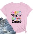 thumbnail image 1 of Aqestyerly Haut à Manches Courtes en Solde, T-Shirt Imprimé à Manches Courtes et Col Rond pour Femmes, Mode Décontractée/rose(TTG), 1 of 3