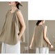thumbnail image 4 of Xuyuer Women Sleeveless Sweater Tank Round Neck Casual Geometric Knit Sweater Top Women's Floral Print Tunic Tank Tops Blouse Shirts Loose Fit Graphic Tees Summer Vintage Tank Tops 2026, 4 of 9
