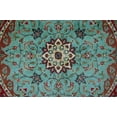 thumbnail image 2 of Wali Kashan Green/Red Round Rug, 6'0" x 5'10", 2 of 5