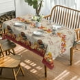 thumbnail image 2 of Sm:)e Trukey Pumpkin Thanksgiving Tablecloth 60x104 Inch, 2 of 6