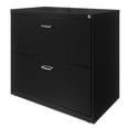 thumbnail image 4 of Hirsh Home Office Style Lateral Metal File Cabinet 30 in. Wide 2 Drawer Black, 4 of 7