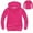 Hot Pink, variant on Virmaxy Toddler Sweatshirt Boys Girls Hooded Solid Colour Thick Jacket Winter Warm Simple Hooded Sweatshirt Jacket Hot Pink 8T